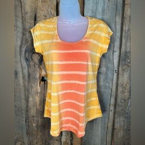 Anue Tie Dye Short Sleeve Top - Size Medium